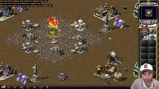 Epic Red Alert 2 Soviet Gameplay on Lucky Tech Map | 4-Player Free-For-All Online Multiplayer