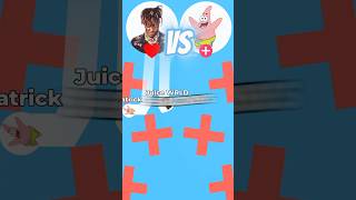 Juice WRLD vs Patrick Star #aisongcover #juicewrld #marblerace #patrick #spongebob #luciddreams #ai