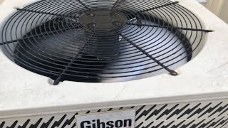 The Gibson heat pump starting up in heat mode