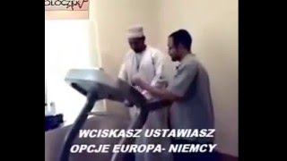 Trening uchodźcy uwaga drastyczne sceny !!!