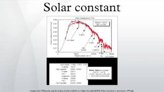 Solar constant