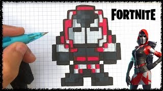 comment dessiner le skin road trip fortnite tube10xnet - pixel art fortnite skin loup garou