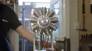 Homemade 9 cylinder radial engine 108 cc