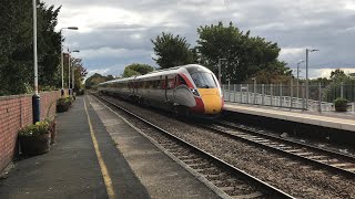 800209 12:42 LNER Azuma Peterborough to Doncaster Lea Road station Gainsborough 29/9/2022 5Z81