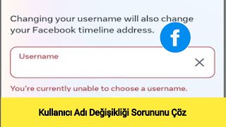 Facebook'ta Şu Anda Kullanıcı Adı Seçememe Sorunu Nasıl Düzeltilir | Kullanıcı Adı Değiştirme Sorunu