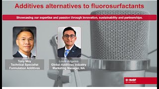 Additives alternatives to fluorosurfactants