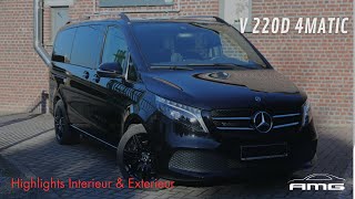 Mercedes V 220d 4MATIC | 6 Comfortstoelen | 07/2023 | 19.200 km | Te Koop bij Auto’s Marc Gielen