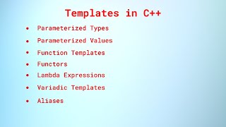 Templates in C++