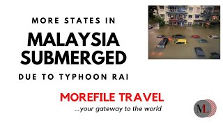 Malaysia suffering due to Typhoon Rai 😭😭