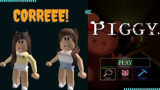 CORREEEE! QUE MEDO!  - PIGGY ( Roblox)