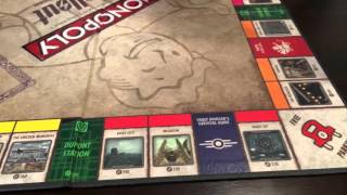 Fallout Monopoly review and unboxing