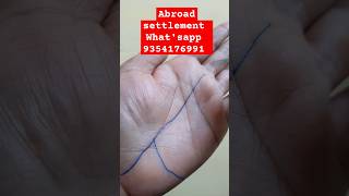 Abroad settlement 🥰 #astrology #palmistry #viralshort #shots #trending #feedshorts