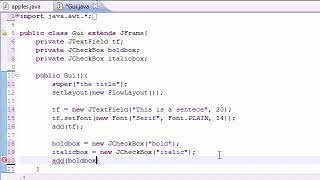 Java Programming Tutorial 64 - JCheckBox