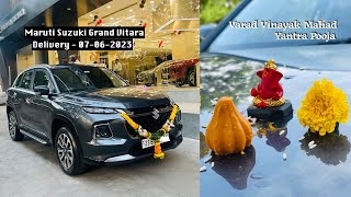 Grand Vitara Alpha Plus | Strong Hybrid | Delivery 2023 | Pooja Varad Vinayak Mahad Lifestyle Blog