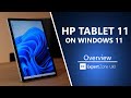 HP Tablet 11 on Windows 11 - Overview