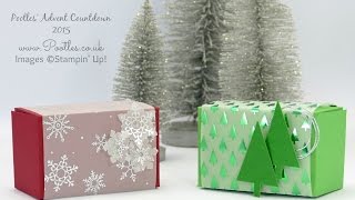 Pootles Advent Countdown #2 Vellum Wrapped Gift Box Tutorial