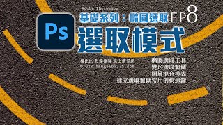 【學 Photoshop 】工具篇 EP8 👉橢圓選取與圖層混合模式