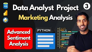 Data Analyst Project - Advanced Sentiment Analysis with Python | Power BI, SQL & Python