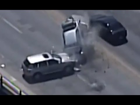 Police Chase Ends In Serious Crash - YouTube