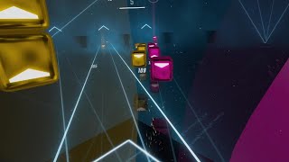 Beat Saber PSVR2 Gameplay, Overkill, Glide and Rum and bass (360 mode, Expert+)