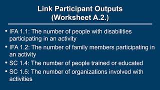 Module 3c. Linking Outcomes