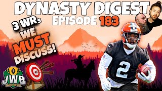 3 Receivers NO ONE is Talking About... | Dynasty Fantasy Football | JWB Dynasty Digest 183