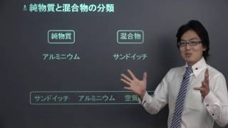 【化学基礎】　物質の構成01　純物質と混合物　（８分）