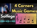 Solfège Ear Training - 100 Four Corners Music Games Part 4