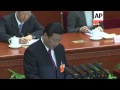 National People's Congress closing ceremonies, speech by President Xi Jinping