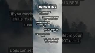 Random tips 🫠