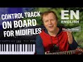 How to create a Control Track for Midifiles On Board, for ALL Yamaha keyboards and CVP pianos