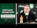 Payton Pritchard on EXPECTATIONS for Himself This Season | Celtics vs. Raptors Preseason