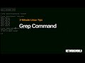 How to use the grep command