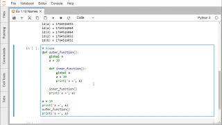 Learn Python From Beginner To Advanced Level : 15 Tutorial 15 Python Namespace and scope
