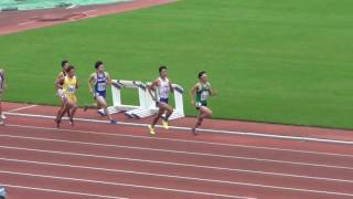 2016中国四国学生選手権・男子800m6組