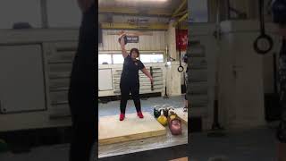 GSU Welsh Open 14/04/18 Jerk 12kg 163 reps