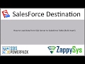 Salesforce bulk insert using SSIS - load from SQL Server