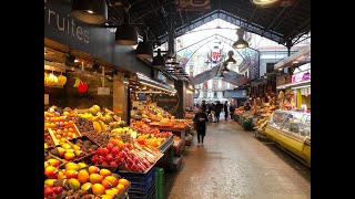 video Barcelona 4k 5 bonitos Mercados Beautiful Markets