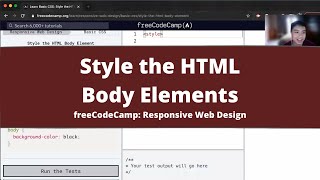 Style the HTML Body Element (Basic CSS) freeCodeCamp tutorial