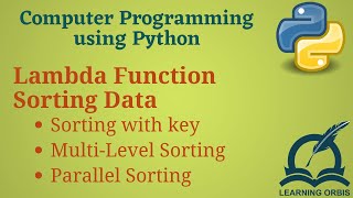 [Python Programming Basics to Advanced]: Lambda Functions and Sorting Data | Lab 29