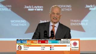 Jack Layton's election night victory speech