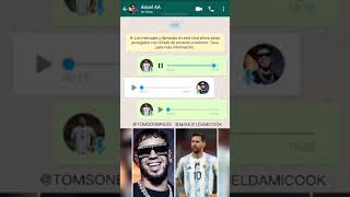 Leo Messi Hablando Con Anuel,Se Pica ?🔥(Brr Te Voy A Hacer En El Anuel Vos)Audio De Whatsapp #shorts