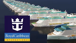 Royal Caribbean Fleet Size Comparison (3D)