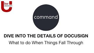 What to do When Things Fall Through | Dive into the Details of DocuSign