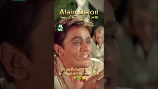 How Alain Delon speaks English has me melting every time #alaindelon #antesedepois #beforeandafter