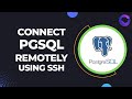 How to connect PostgreSQL remotely using SSH Tunnel | Hostever Guide