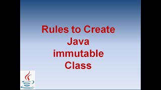 Rules to Create Java immutable Class