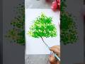 easy acrylic tree painting tutorial for beginners | easy tree drawing #shorts #art #drawing