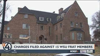 Charges filed against WSU frat members in man's death