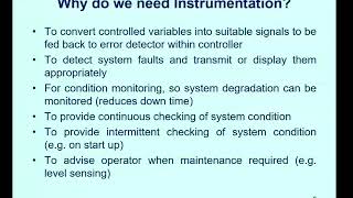 Control and Instrumentation 18 19 Week 9